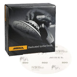Mirka Gold Film 6" Solid Grip Finishing Discs, 23-6NHF Series, 3