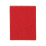 Mirka Sponge Sanding Pads, 3" x 4" x 0.5", 180 Grit Red, 100/Box, MGS34-180B