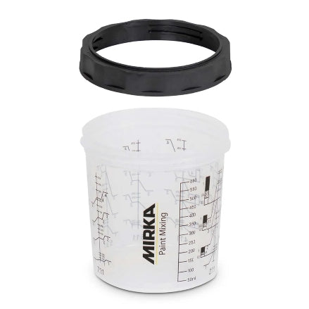 Mirka Replacement Outer Cup with Collar 2-Pack for Paint Cup Systems Collection