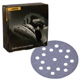 Mirka Q.Silver 5" 17-Hole Grip Sanding Discs, 2B-647 Series, 2