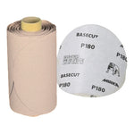 Mirka Basecut 5" PSA Solid Sanding Discs, Link Roll 20-314 Series, 2