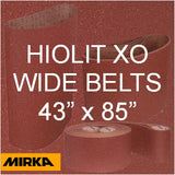 Mirka HIOLIT XO 43" x 85" Wide Sanding Belts, TS-Joint, 57-43-85 Series