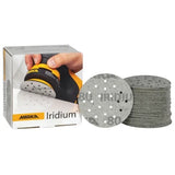 Mirka Iridium 3" 20-Hole Grip Sanding Discs, 24-3MH Series