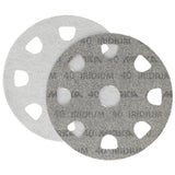 Mirka Iridium 9" STYRO 8+1-Hole Grip Sanding Discs, 24-9CU Series, 4