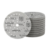 Mirka Iridium Soft 6" Multifit Grip Dry Sanding Discs, 24-6MF Series, 3