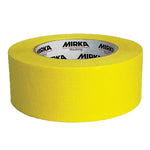 Mirka Masking Tape Yellow Line, 2" x 180', 18 Rolls, 9191254801, 2