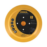 Mirka 5.3" POLAROS Polisher Grip Backup Pad, Soft, Top View, 8292557031