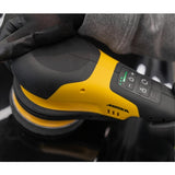 Mirka POLAROS RP 600X 6" Rotary Electric Polisher, MRP6001100US, in action polishing surface, 2