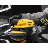 Mirka POLAROS RP 600X 6" Rotary Electric Polisher, MRP6001100US, in action polishing surface, 5