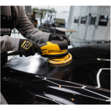 Mirka POLAROS RP 600X 6" Rotary Electric Polisher, MRP6001100US, in action polishing surface, 1