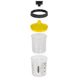 Mirka Paint Cup System Kit with 190µm Filter Lids, 2