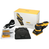 Mirka DEOS II 343X 3" x 4" Electric Sander 3.0mm Orbit, MID3430201US, with case and accessories