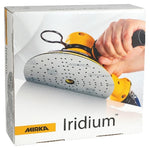 Mirka Iridium 8" 133-Hole Grip Sanding Discs, 24-8MH Series, 4