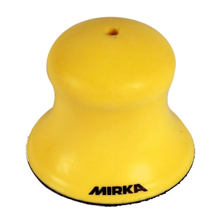 Mirka 3" Ergo Bell Shape Grip Hand Sanding Pad with 1-Hole, 103BGHP