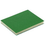 Mirka 220 Grit Green Sponge Hand Sanding Pads, 2-Sided, 1356-220B