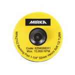 Mirka 1.25" (32mm) Quick Lock Soft Grip Backup Pad, 1125SG-R, 2
