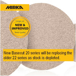 Mirka Basecut 8" PSA Solid Sanding Discs, 20-352 Series, 3