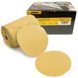 Mirka Gold 6" Solid PSA Sanding Discs, 23-342 Series, 1
