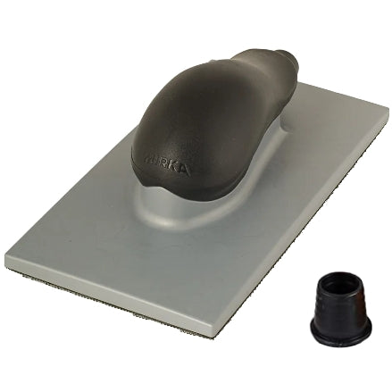 Mirka 4.5" x 9" Vacuum Sanding Block, Gray, 8391702011