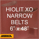 Mirka HIOLIT XO 6" x 48" Narrow Belts, TS-Joint, 57-6-48 Series