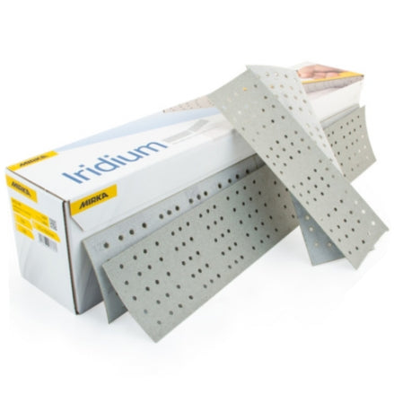 Mirka Iridium 2.75" x 8" and 16" Perforated Grip File Board, 24-38P Series, 6