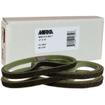 Mirka CER 0.5" x 18" Ceramic Mini File Belts, Surface Conditioning, 66-1218 Series