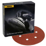 Mirka Coarse Cut 6" Grip 6-Hole Sanding Discs, 40-624 Series
