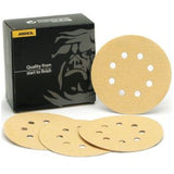 Mirka Gold 5" 8-Hole Grip Sanding Discs, 23-615 Series, 1