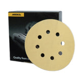 Mirka Gold 5" 8-Hole Grip Sanding Discs, 23-615 Series, 2