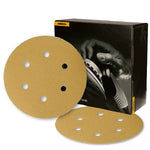 Mirka Gold 6" 6-Hole Grip Sanding Discs, 23-624 Series, 2