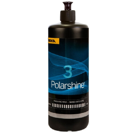 Mirka Polarshine 3 Ultra-Fine Finishing Polish & Antistatic Wax, 1 Liter, FC3